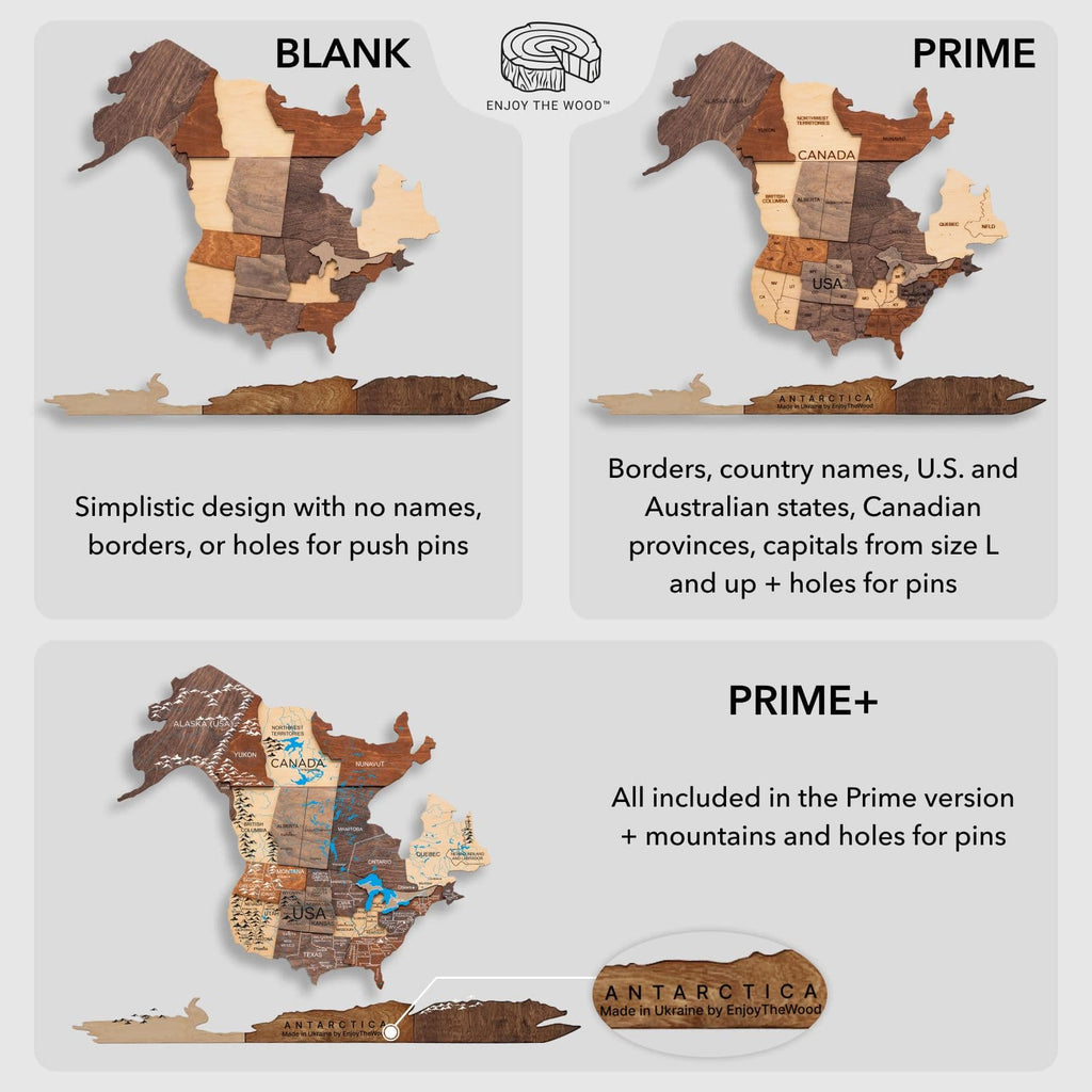 3D Wall Art for Living Room Enjoy The Wood