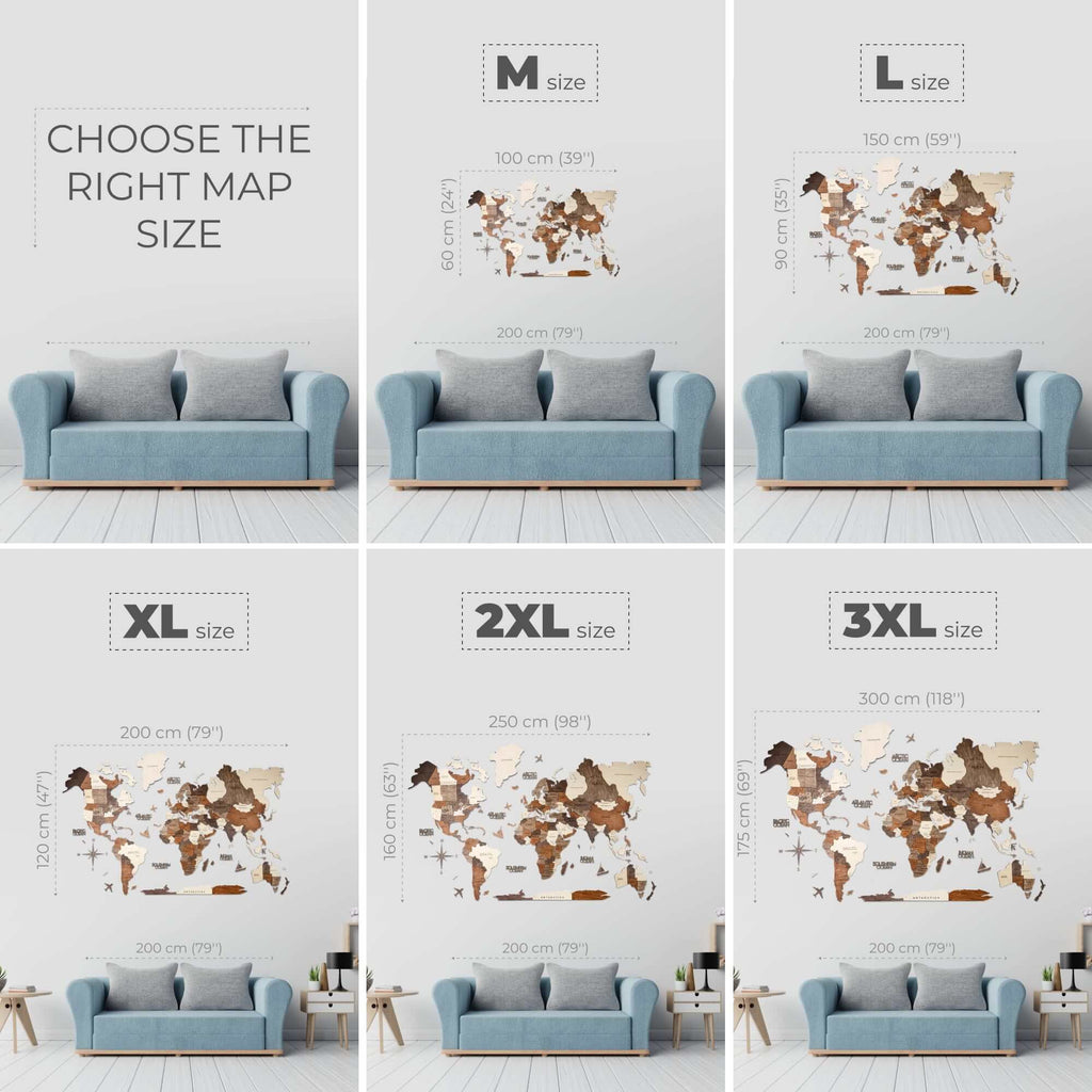 3D Wall Art for Living Room Enjoy The Wood