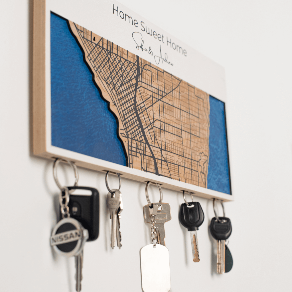 Wooden Key Holder Enjoy The Wood
