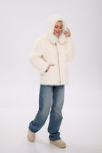 ⇆ Reversible Hooded Wool Blend Jacket - SJB-DIAMOND ELITES
