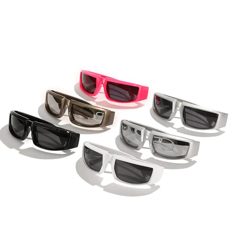 Y2K Sports Punk Sunglasses Women Men Pi-Mart