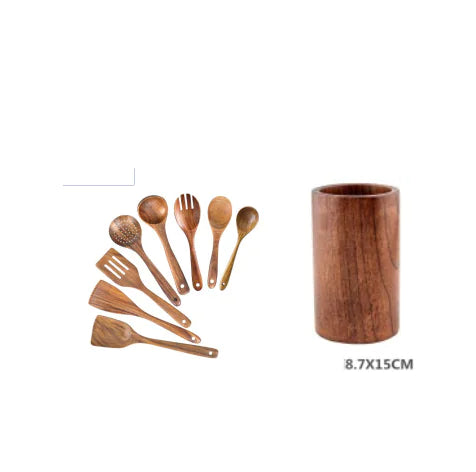 Culinary Essentials Wooden Spatulas Pi-Mart