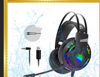 Luxury Gaming Headset with Microphone 3.5mm  Wired Earphone  Surround Sound Game Headphone for PC Gamer Computer Laptop Xbox - SJB-DIAMOND ELITES