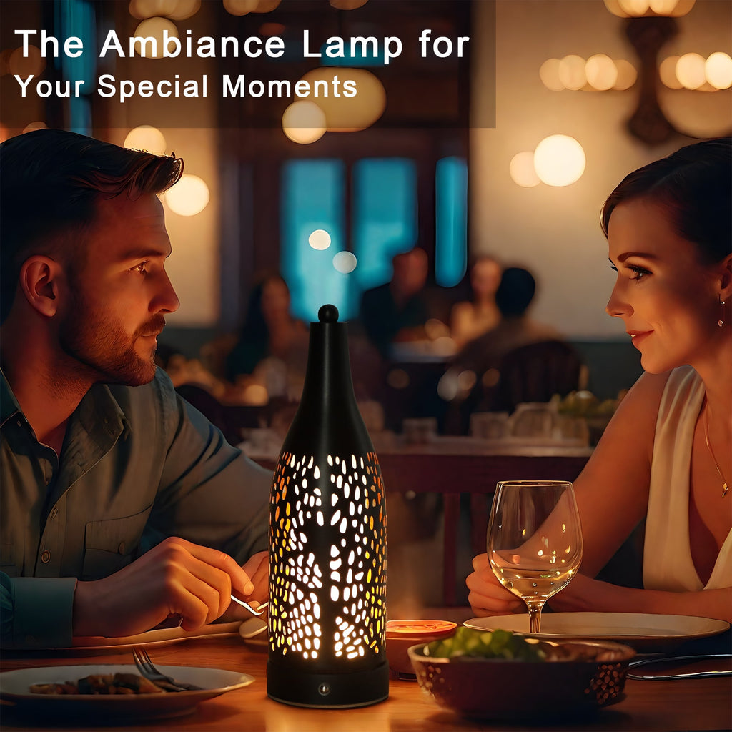Cordless Table Lamp: 4000mAh Rechargeable, 3-Step Touch Dimmable (Cozy Lights) Lootquake LLC