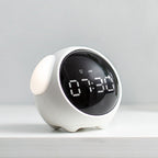 Alarm Clock Kids Child Children Sleep Bedside Alarm Clock Digital Wake Up Children's Alarm Clocks for Girls Boys Bedroom Temperature Snooze Timer Clock for Bedroom/Table/Desk