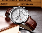 Men's  Waterproof Watch With Chronometers Day View Sport Analog Watches Excellent Look Perfect Gift For Him Stevvex