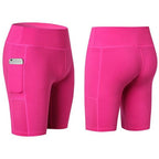 Yoga Shorts Stretchable With Phone Pocket - SJB-DIAMOND ELITES