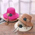 Girls Hats Children Raw Edge Straw Hat For Girls Kids Sun Cap Girls  Hat Baby Beach Caps In leegant Modern Design