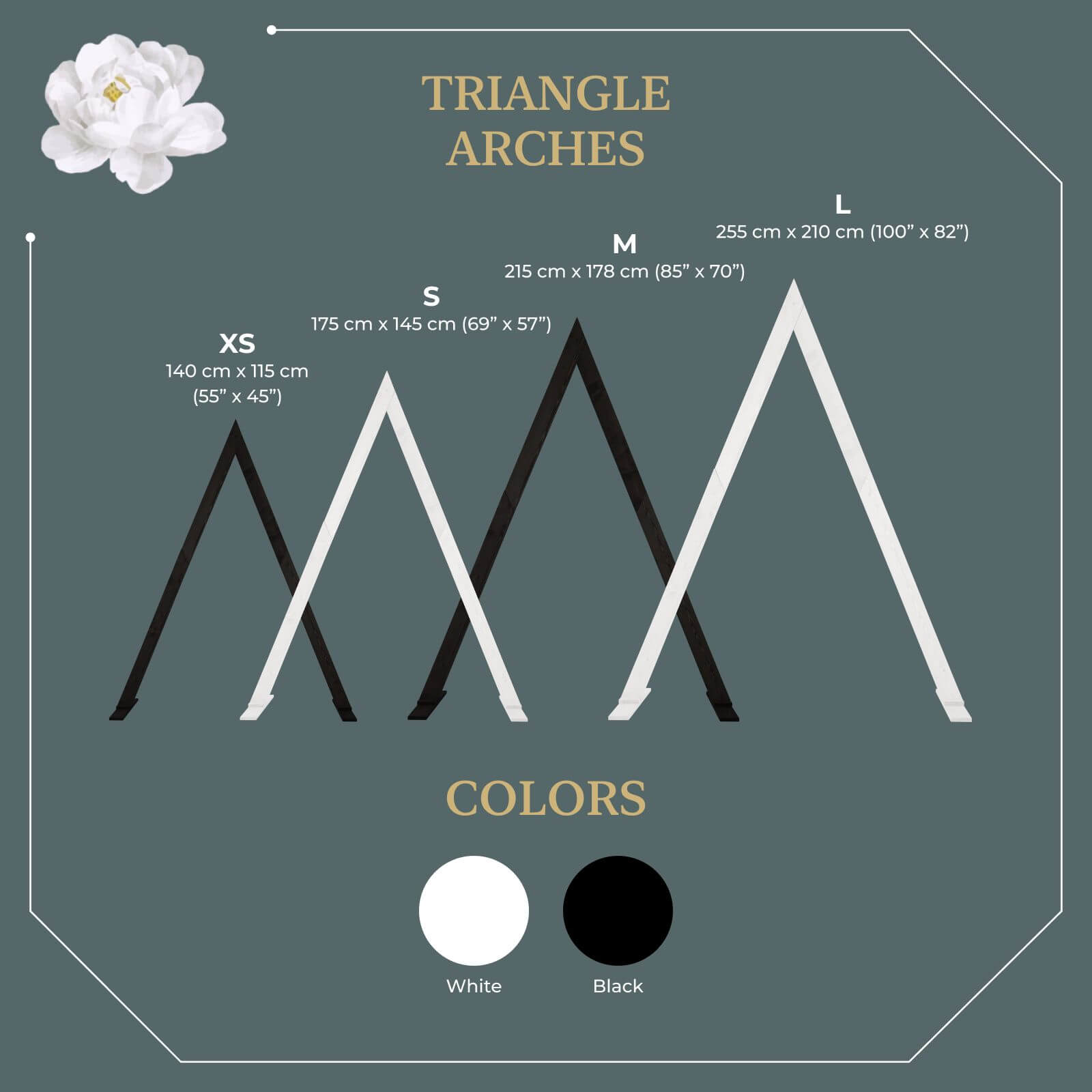 Wedding Arch Triangle - SJB-DIAMOND ELITES