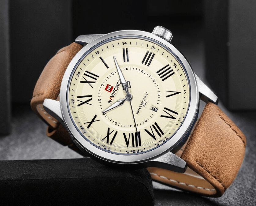 Universal Waterproof Watch With Details Of Great Design  Numbers And Date Display Perfect Gift - SJB-DIAMOND ELITES