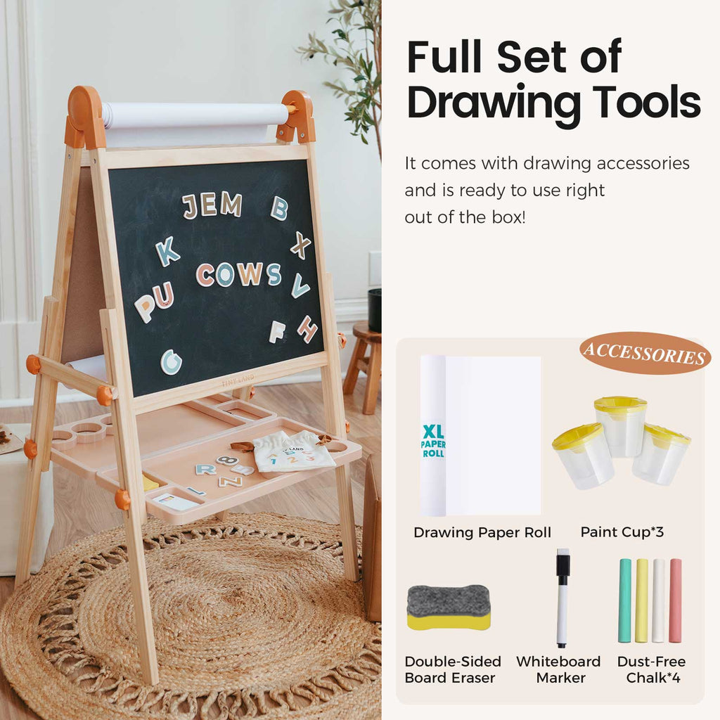 Tiny Land® Magnitales Easel for Kids - SJB-DIAMOND ELITES