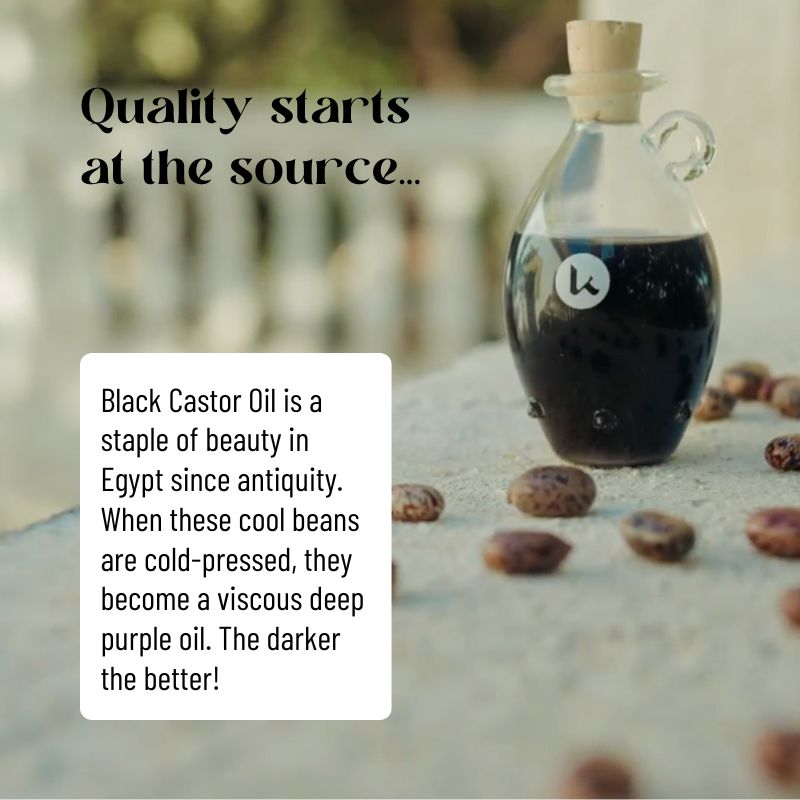 Black Castor Oil for Hair & Brows Katari Beauty
