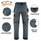 Riggermen Mens Work Pants Lightweight Cargo Tactical Trouser with Holster Pockets Relaxed Fit Safety Pants for Construction MRX Products