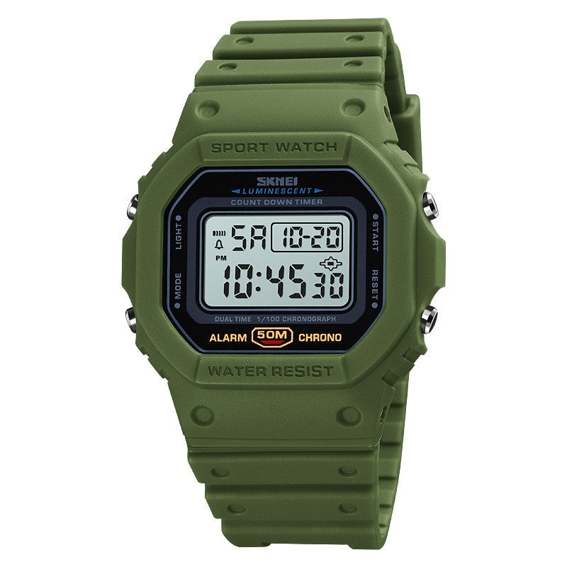 Luxury Modern Sports Watch With Led Digital Display Waterproof 50M Military Famous Unisex Watch For Man and Woman - SJB-DIAMOND ELITES
