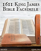 1611 King James Bible - Brown KingdomWear