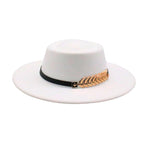 Autumn Winter Women Men  Vintage Fedora Women's Foldable Short Brim  Floppy Hat Gentleman Elegant Warm Hats Lady Party Luxury Caps Classic Summer Beach Sun Hat Stevvex