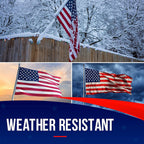 American Flag | American Flags for Outside 3'x5' |100% Made in USA Flag - Premium US Flag 3X5 Heavy Duty Outdoor with Embroidered Stars and Sewn Stripes. The Military Gift Store