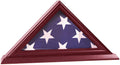 3'x5' Flag Display Case, Shadow Box (Not for Burial Funeral Flag), Solid Wood, Cherry Finish. The Military Gift Store