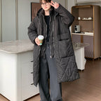 Small Group Splicing Fake Two Medium-length Trench Coats Pi-Mart