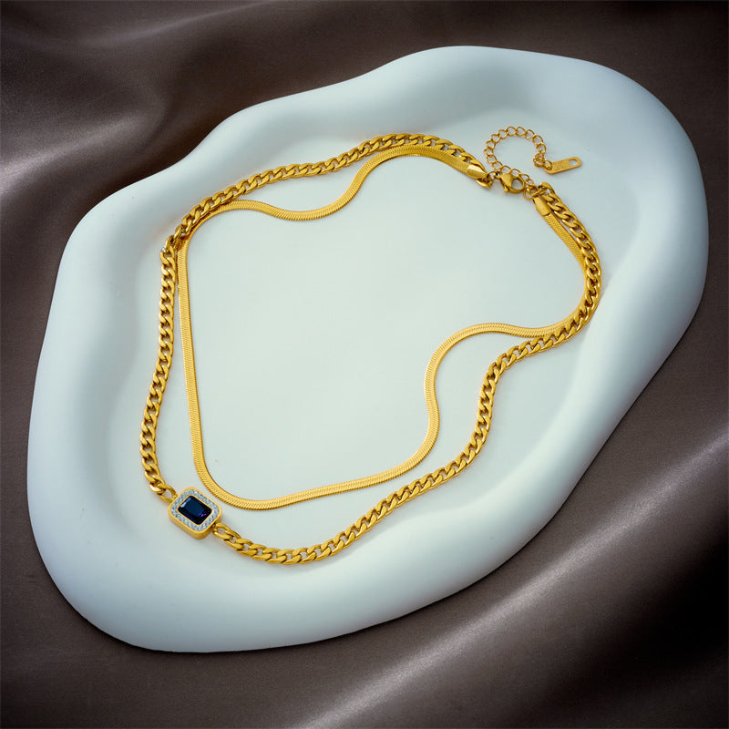 Women's European And American Style Simple Personality Premium Vintage Necklace Pi-Mart
