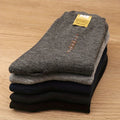 5/10 Pairs Of Men's Trendy Simple Solid Crew Socks, Breathable Comfy Casual Unisex Socks For Men's Outdoor Wearing All Seasons Wearing Lootquake LLC
