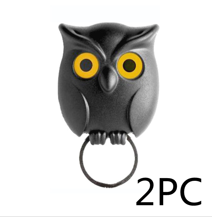 Night Owl Magnetic Wall Key Holder Wall Magnets Keep Keychains Hooks Pi-Mart