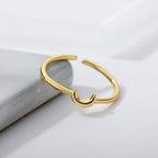 Small Crescent Aesthetic Ring - SJB-DIAMOND ELITES