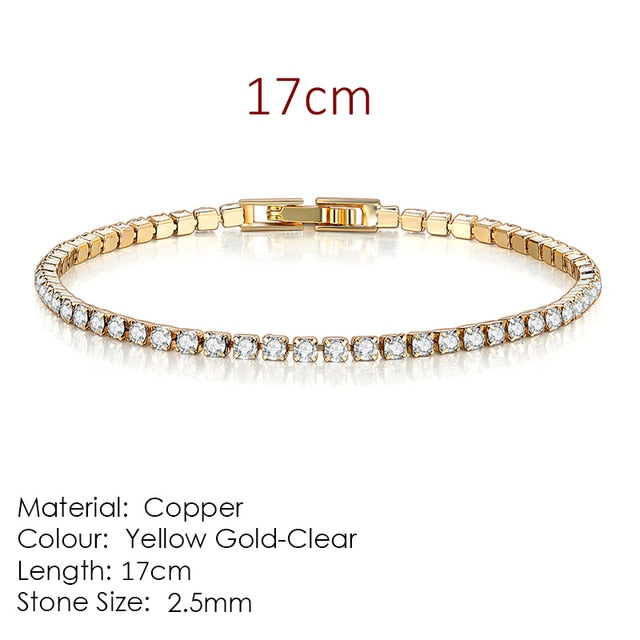 Fashion Multicolor Tennis Bracelet for Women Pi-Mart