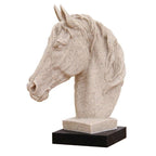 Entrance resin horse head decoration Lootquake LLC