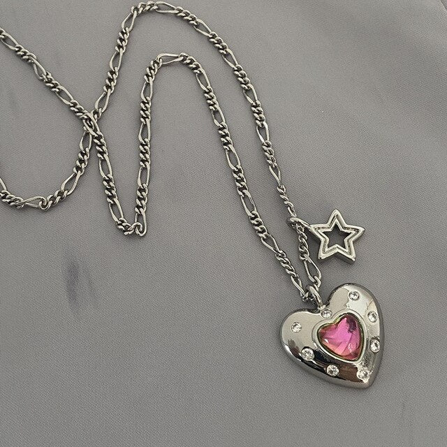 Colorful Love Earrings and Necklace Pi-Mart