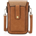 Women's Bag Casual Vertical Women's Mobile Phone Bag Straw Mini Shoulder Bag Fashion Crossbody Bag - SJB-DIAMOND ELITES