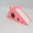 Wooden Slide House for Small Pets