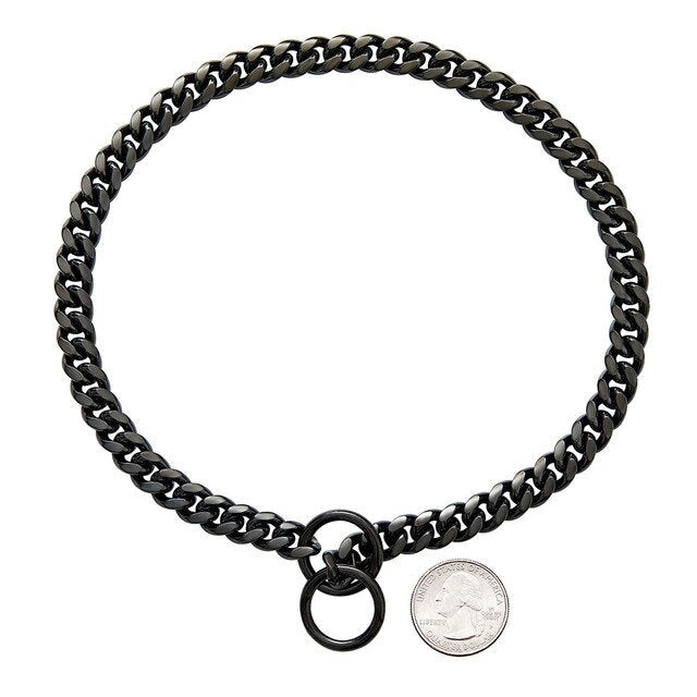 Gold Link Chain Collar for Dogs Pi-Mart