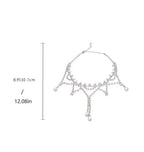 2025 New High End Design Full Diamond Water Diamond Necklace