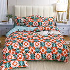 Simple Cotton Sanding Four-piece Set Thickening Small Bed Quilt Cover Pi-Mart