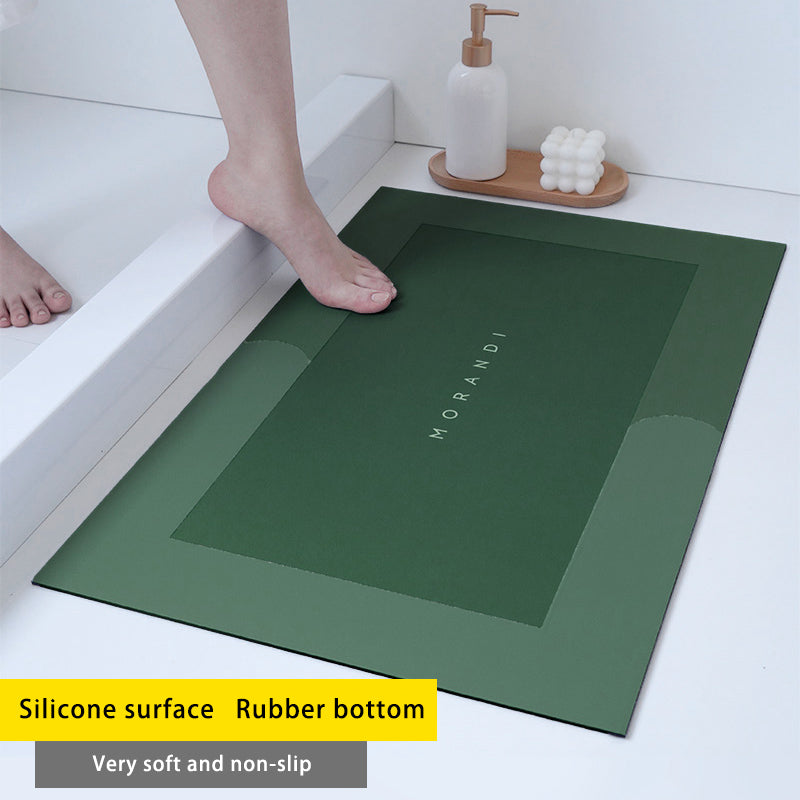 Diatom Mud Absorbent Pad Toilet Floor Mat Soft Non-slip Pi-Mart