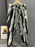 Men's Plus Size Drawstring Pocketed Joggers THRIXINE