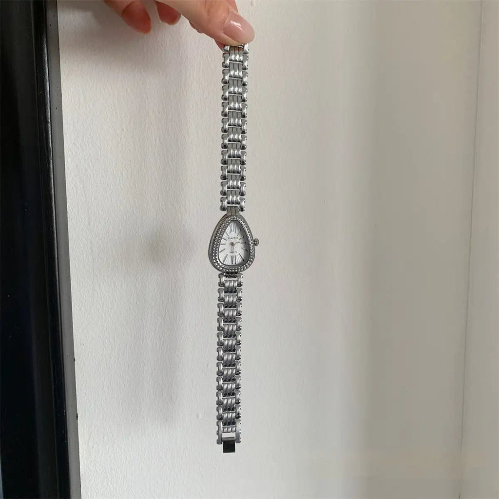 Golden Snake Head Gorgeous Chain Watch Women Lootquake LLC