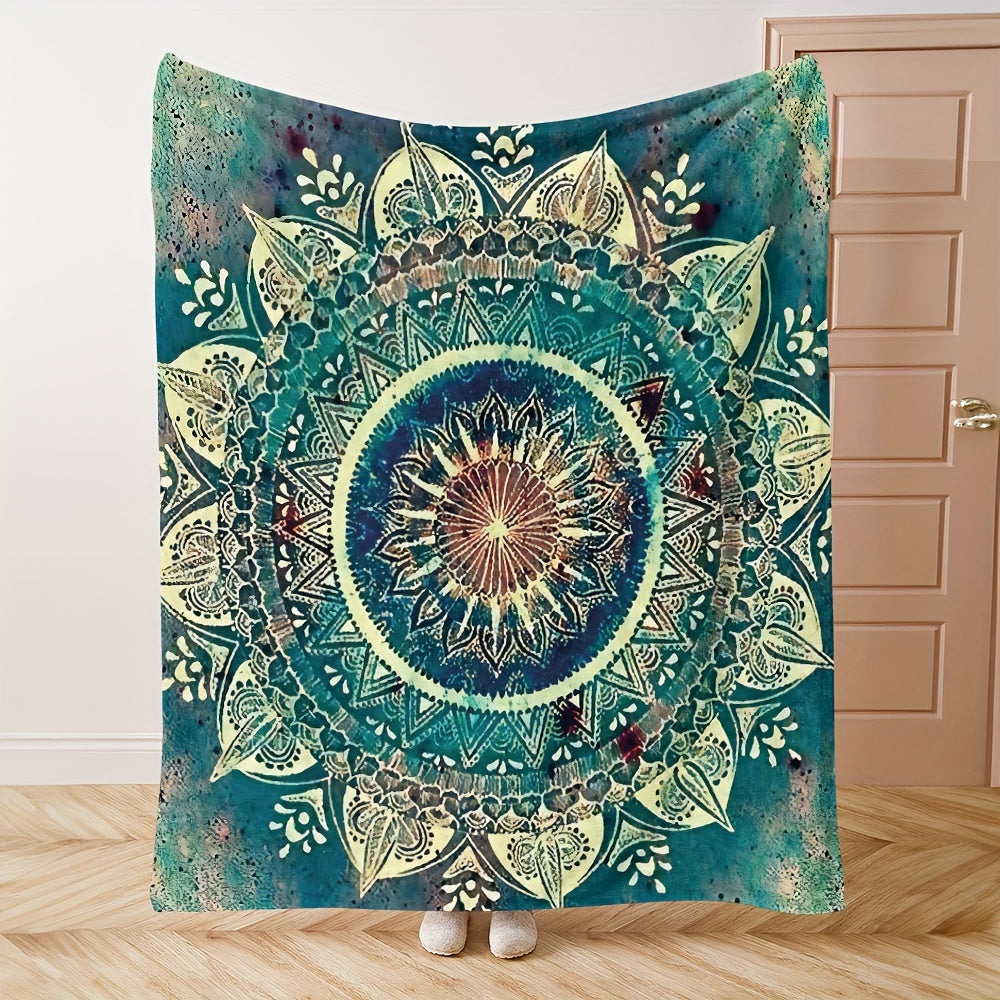 Luxurious Soft Bohemian Mandala Blanket - Visually Stunning & Cozy - Ideal Gift for Boys, Girls & Adults on Birthdays, Holidays, and Ramadan Celebrations! Lootquake LLC