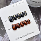 1002- Handmade press on nails fake nails removable