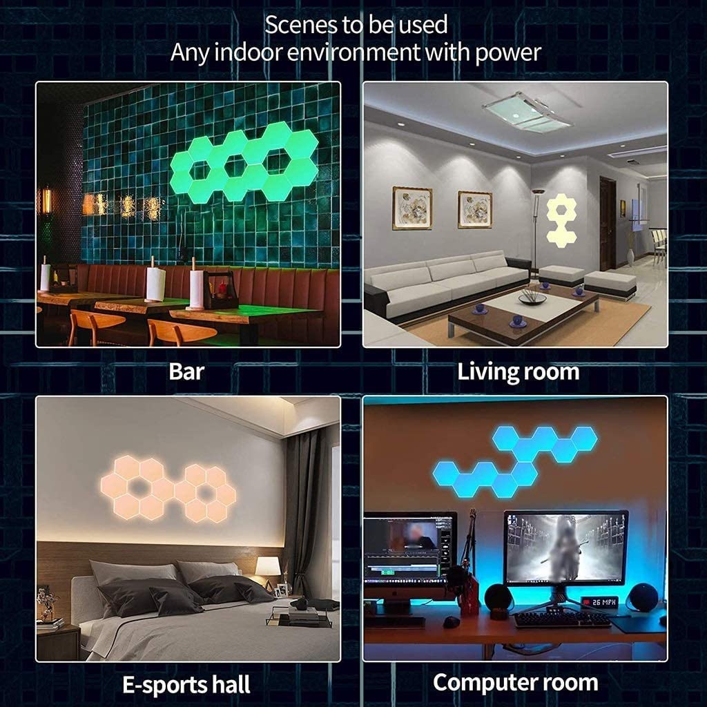 Hexagonal Wall Lamp - SJB-DIAMOND ELITES