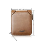 Fashionable Men's Wallet, Short Casual, Retro Zipper Youth European And American Fashion Wallet, Large Capacity, Super Practical - SJB-DIAMOND ELITES