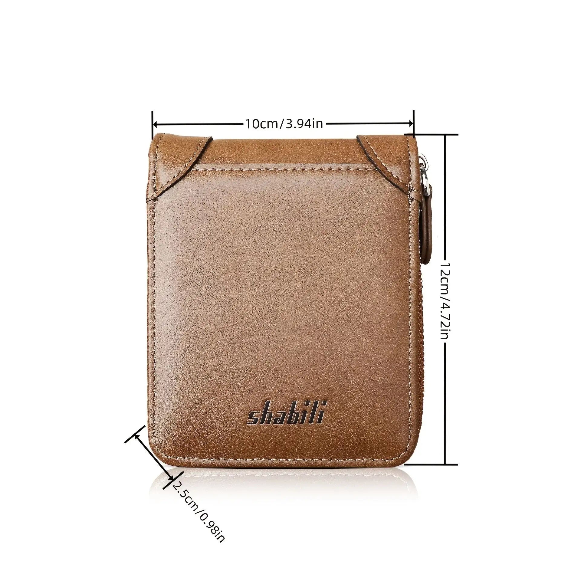 Fashionable Men's Wallet, Short Casual, Retro Zipper Youth European And American Fashion Wallet, Large Capacity, Super Practical - SJB-DIAMOND ELITES