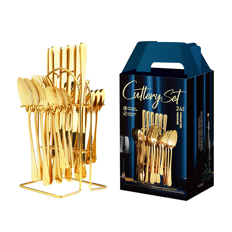Stainless Steel Cutlery Set 1010 Western Style Steak Knife And Fork Pi-Mart