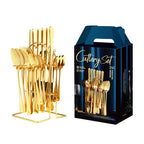 Stainless Steel Cutlery Set 1010 Western Style Steak Knife And Fork Pi-Mart