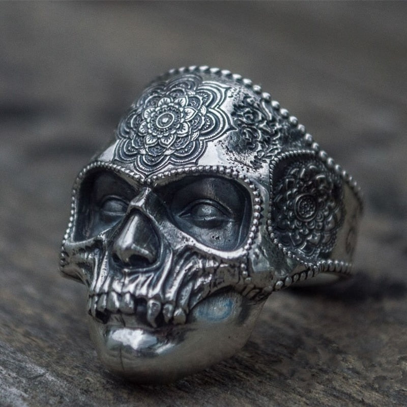 Sugar Skull Ring - SJB-DIAMOND ELITES