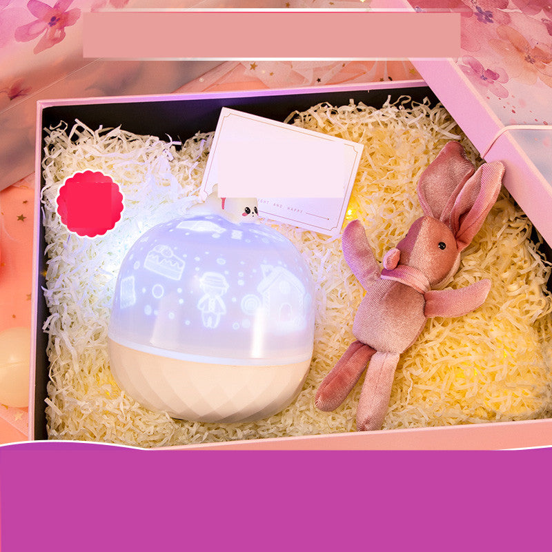 Children's Bedroom Dream Rotating Gypsophila Projection Lamp Pi-Mart