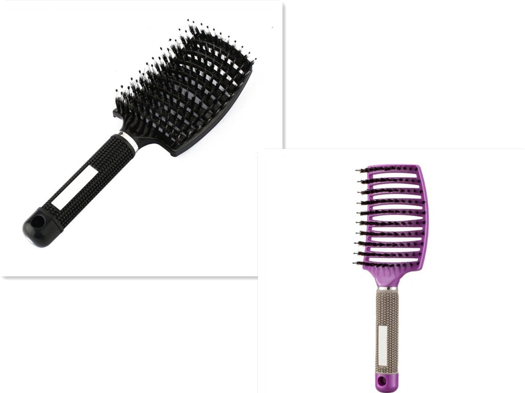 Hairbrush Anti Klit Brushy Haarborstel Women Detangler Hair Brush Bristle Nylon Scalp Massage  Teaser Hair Brush Comb Pi-Mart