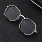 Polygon Hollow Frame Sun Glasses - SJB-DIAMOND ELITES