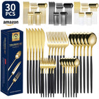 Stainless Steel Knife And Forks 30-piece Tableware Set Suit Pi-Mart